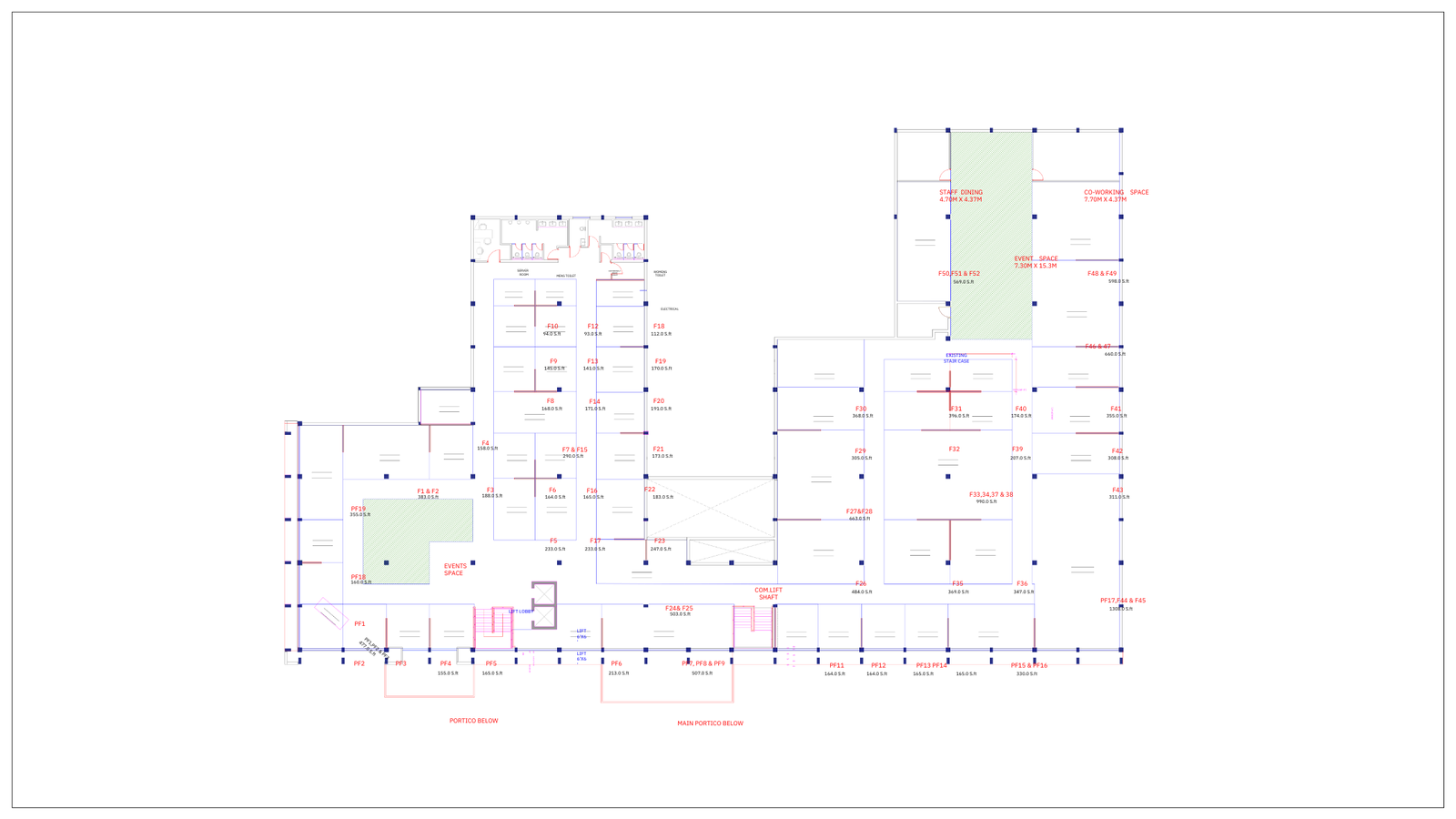 Build HQ First Floor Map